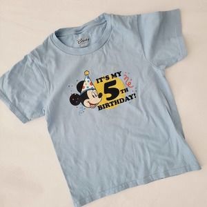 Mickey Mouse 5th birthday tee